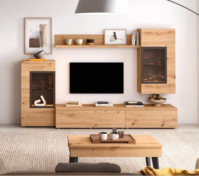Composición de Salón New Marvin 270 Cm Artisan-Ébano