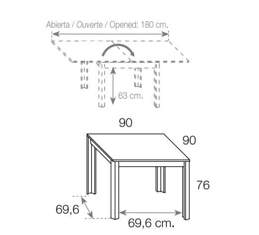 medidas-mesa-extensible-cuadrada