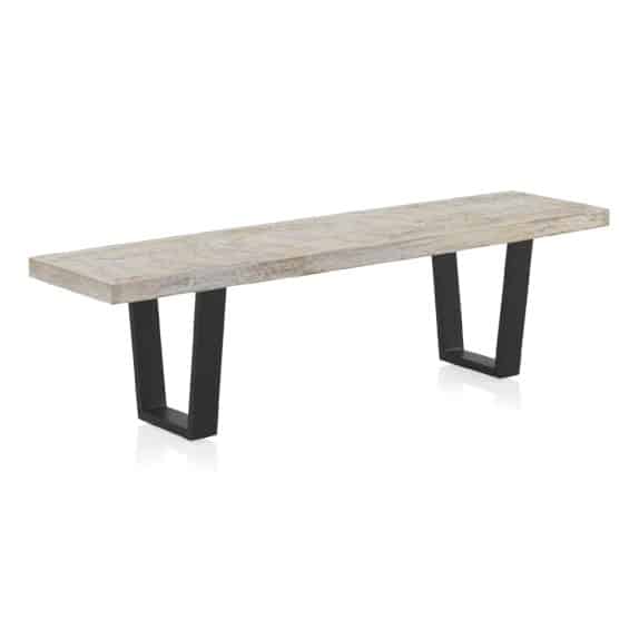 banco-de-madera-de-mango-en-color-blanco-patinado-patas-metal