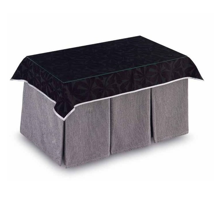 Mesa Camilla Rectangular Gris-Negro Varias Medidas