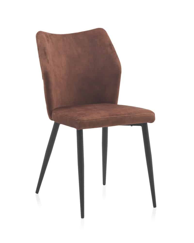 pack-4-sillas-tapizadas-color-marron-patas-metalicas-negras