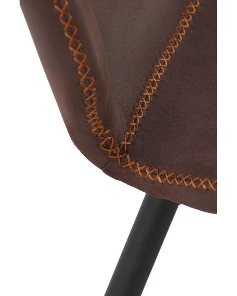 silla-tapizada-marron-patas-metalicas-negras (4)