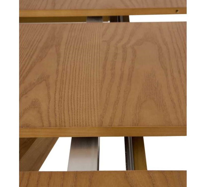 Mesa Redonda Extensible 120-160 Cm- Roble