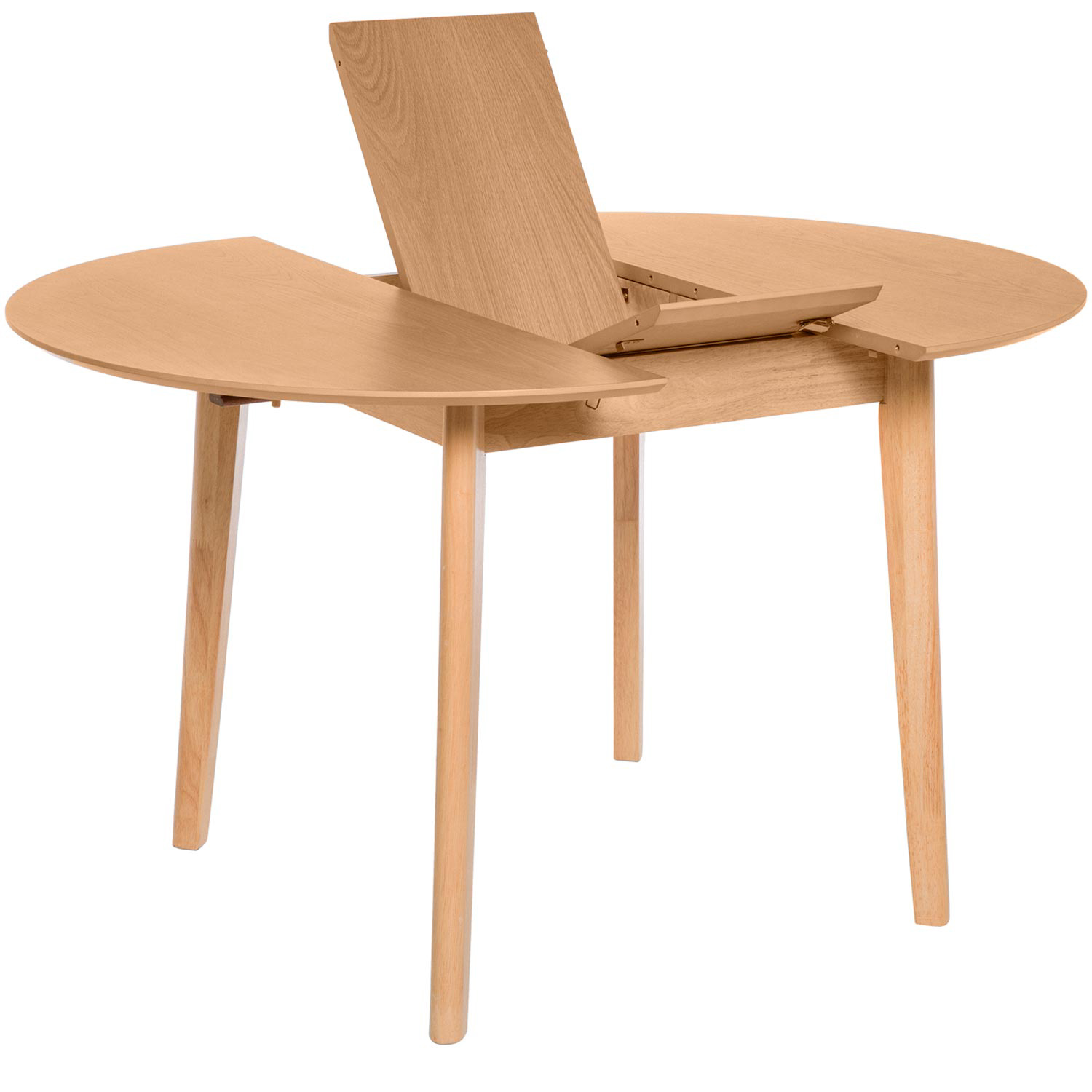 Mesa Redonda Extensible Liana 100 Cm-Roble (5)