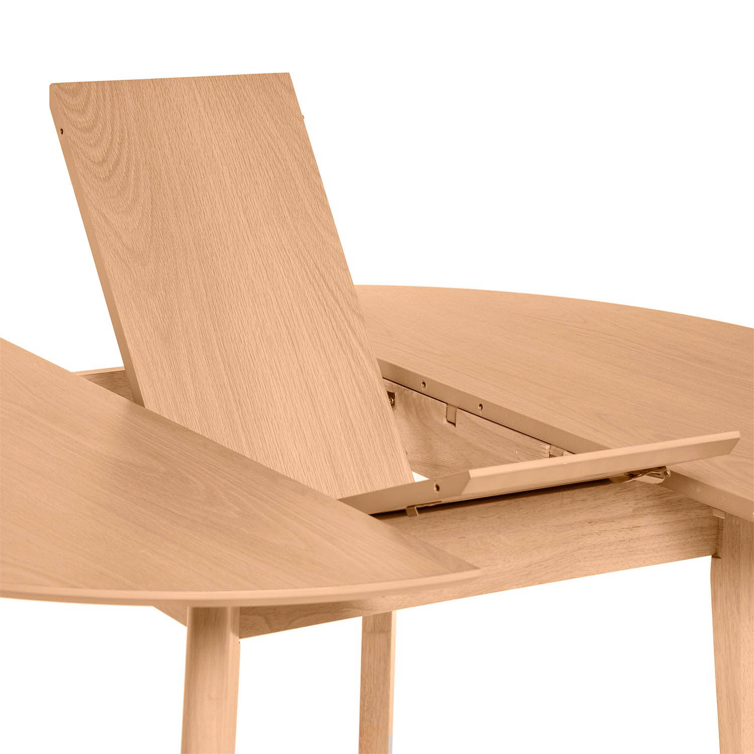 Mesa Redonda Extensible Liana 100 Cm-Roble (6)