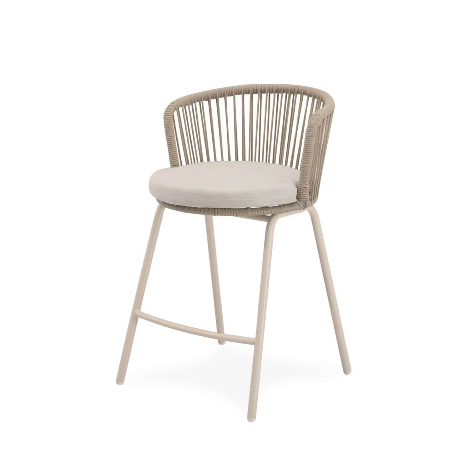 Taburete de Exterior Pierre-Beige