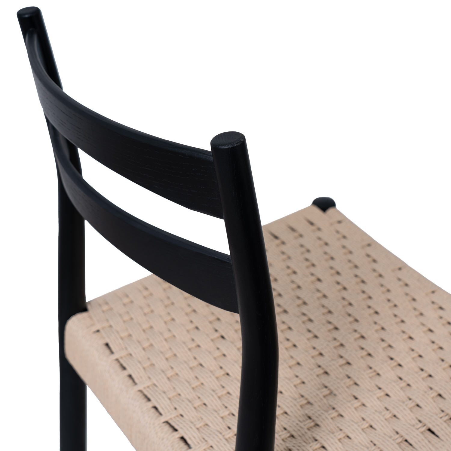 Silla Madera Negro-Asiento Trenzado Bonnie (6)