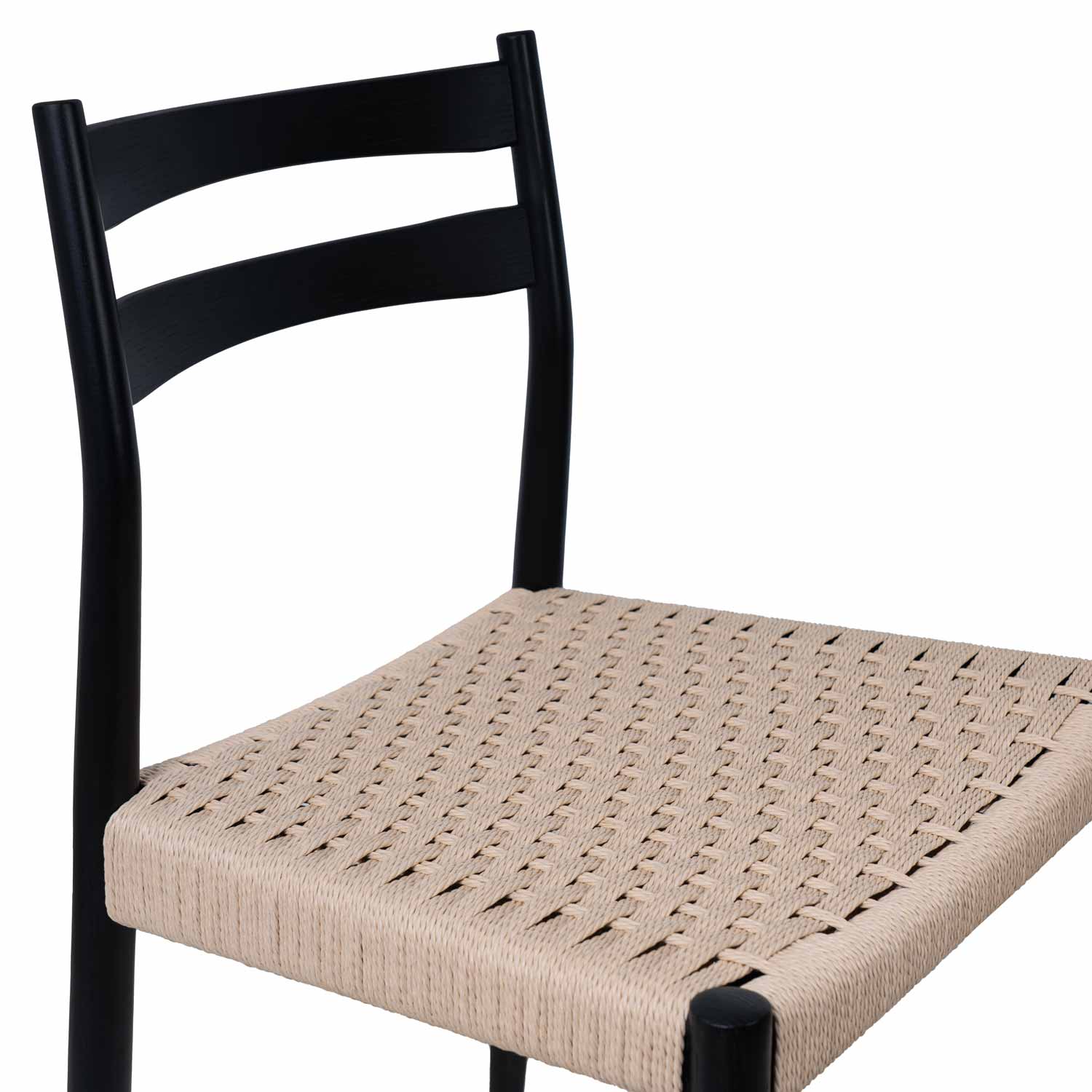 Silla Madera Negro-Asiento Trenzado Bonnie (7)