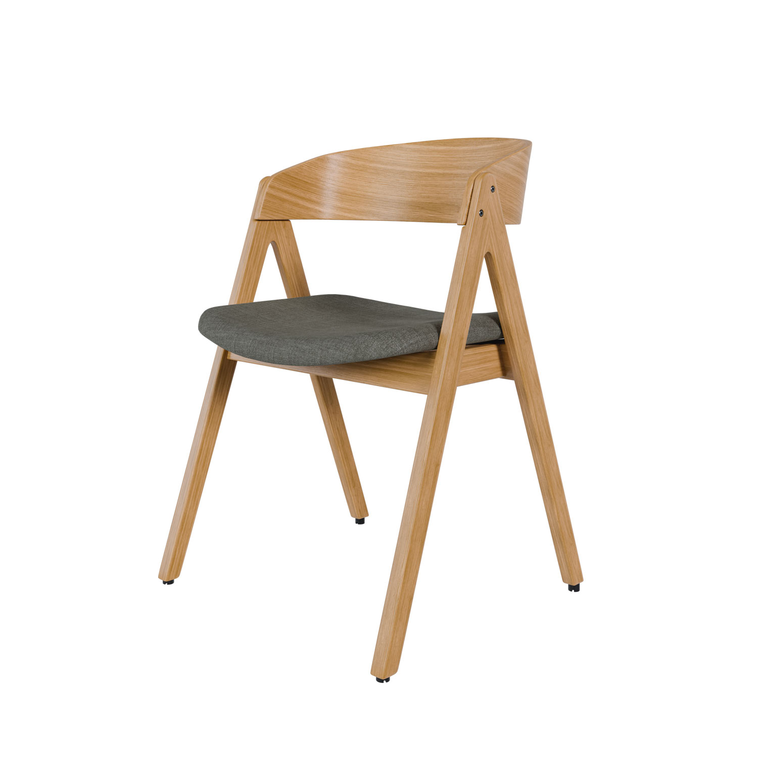 silla rina gris oscuro