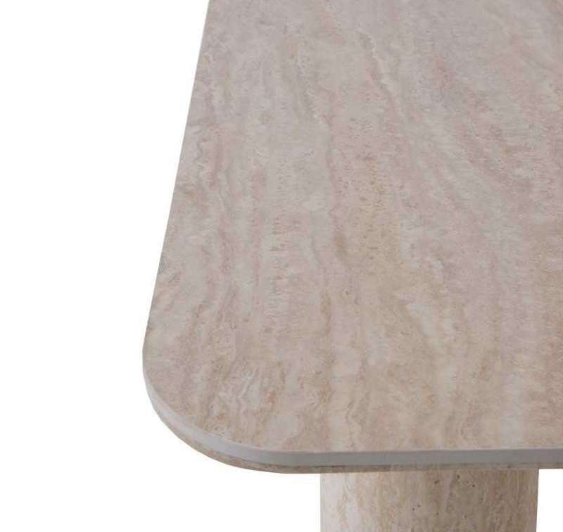 Mesa Comedor Piedra Beige Travertino-Varias Medidas (5)