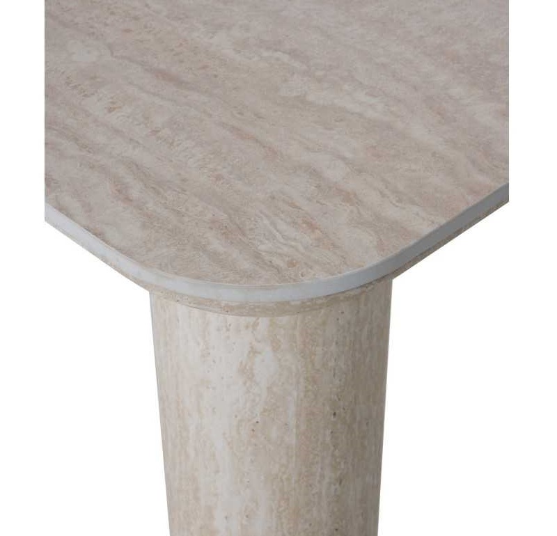 Mesa Comedor Piedra Beige Travertino-Varias Medidas (7)