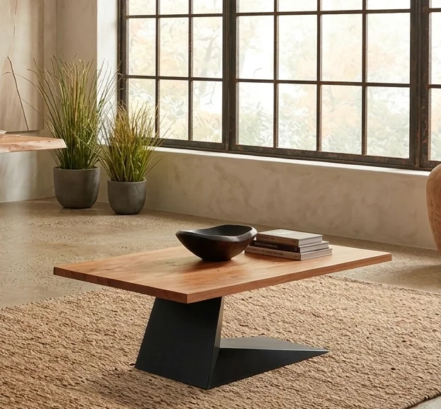 Mesa de Centro Pata Vértice 110 x 45 Cm