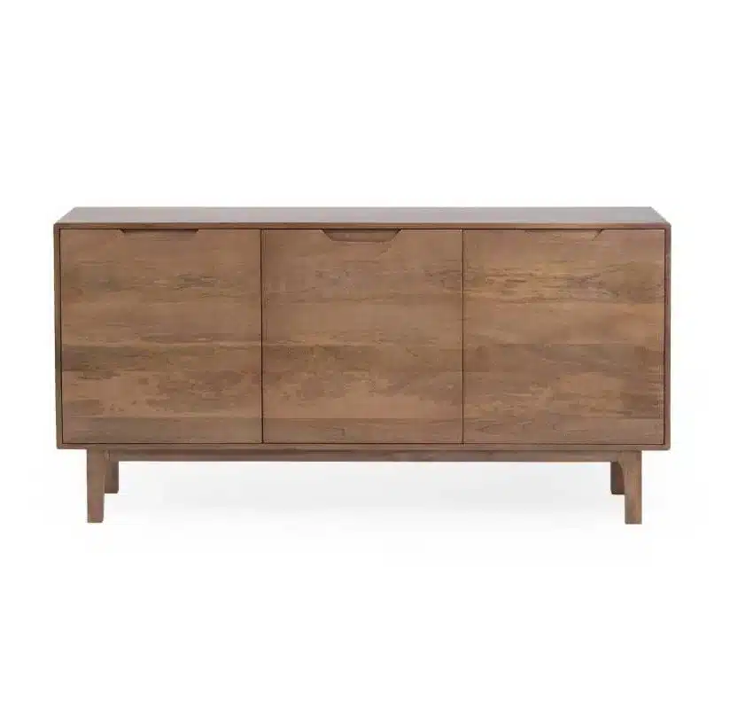Aparador Madera de Mango Natural 160 x 80 Cm (1)
