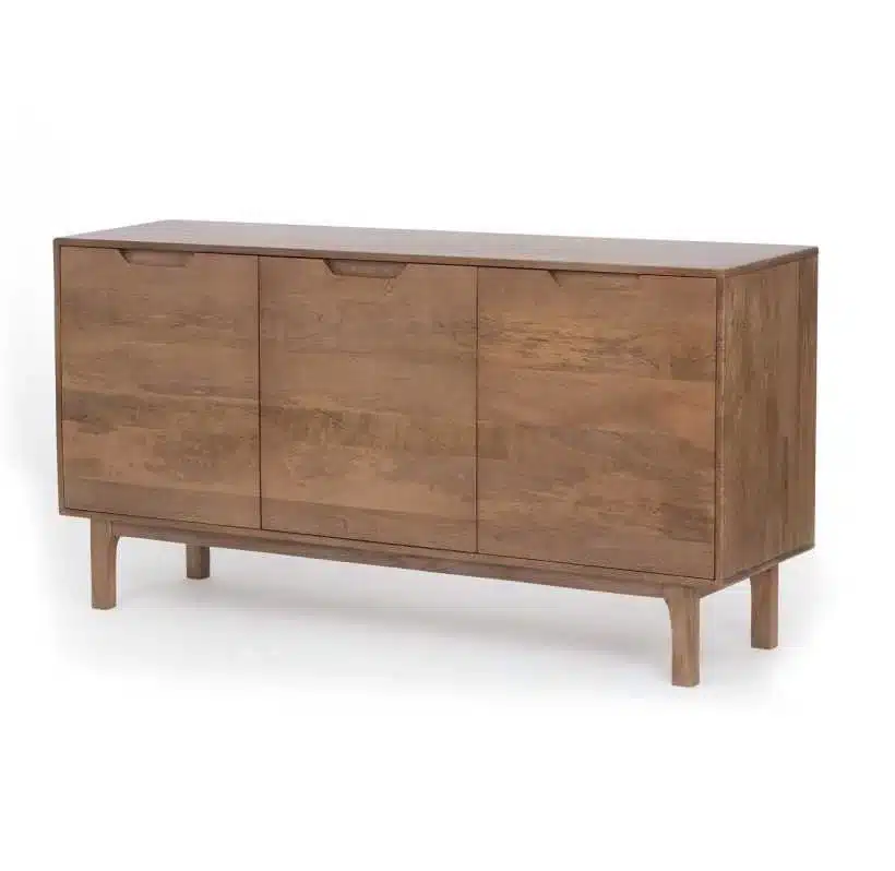 Aparador Madera de Mango Natural 160 x 80 Cm (5)