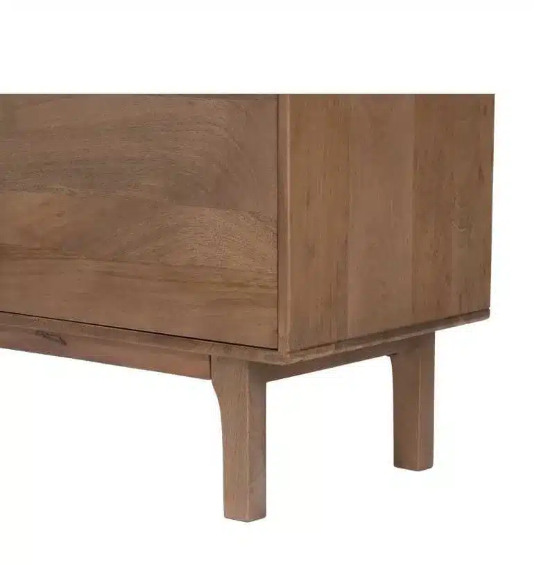 Aparador Pequeño 2 Puertas Madera de Mango 100 Cm (5)