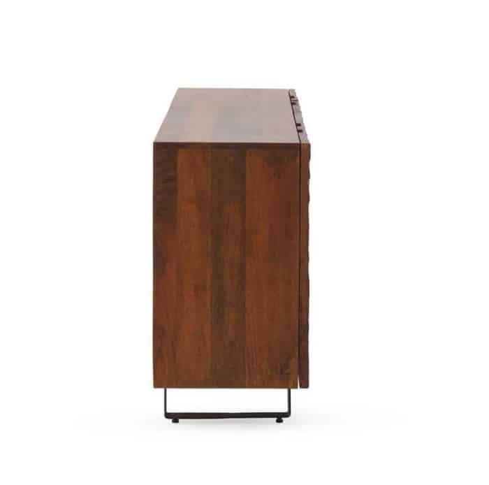 Aparador Madera de Mango Frentes Relieve 177 x 75 Cm (3)