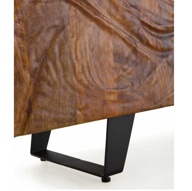 Aparador Madera de Mango Frentes Relieve 177 x 75 Cm (7)